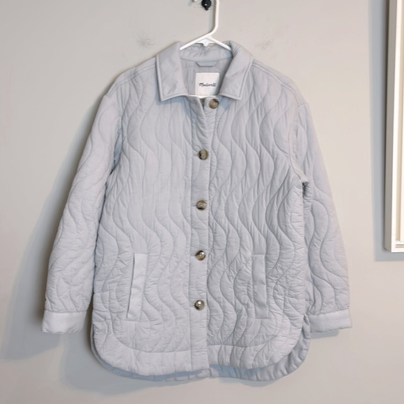 Madewell Bellrose quilted shirt jacket size small - Picture 4 of 12